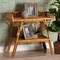Bali & Pari Nayana Modern Bohemian Natural Rattan 2-Tier Console Table 243-13397-ZORO - alternate 10